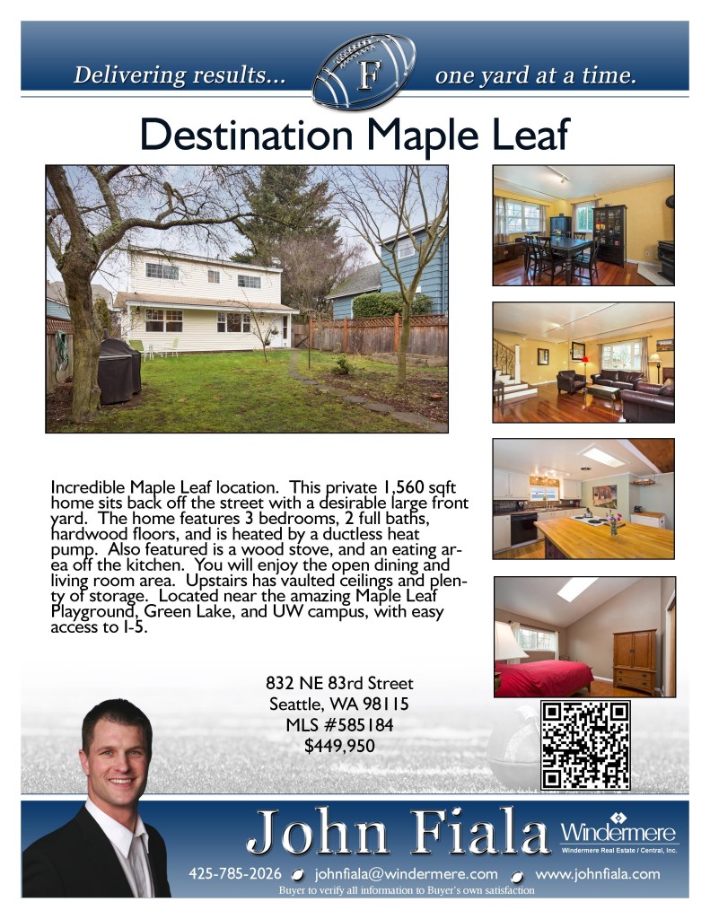 Maple Leaf Home for Sale