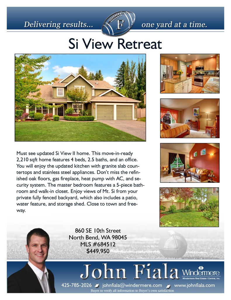 860 SE 10th Street North Bend, WA 98046