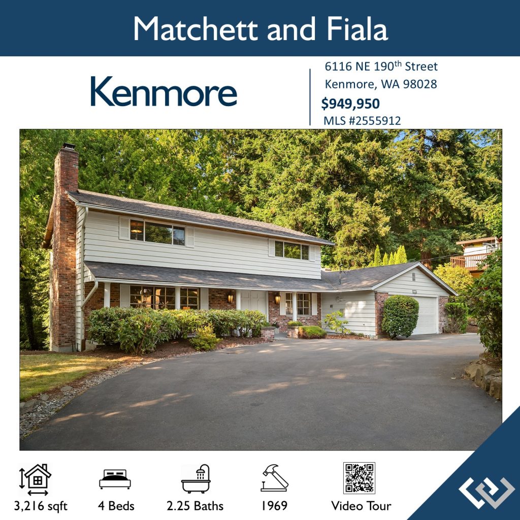 Kenmore Home for Sale John Fiala Windermere