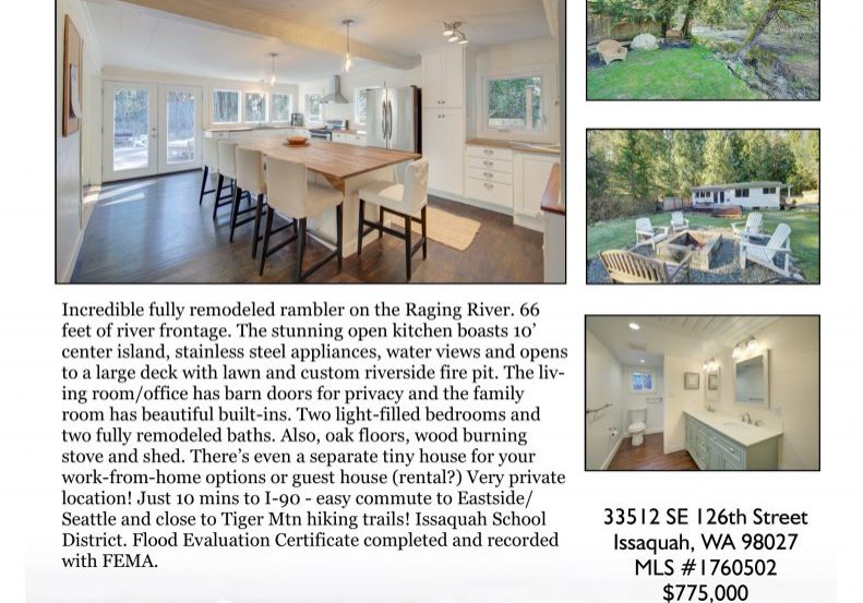 33512 SE 126th Issaquah WA 98027 John Fiala Windermere